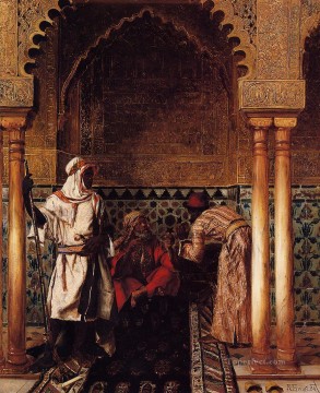 Un sabio árabe Rudolf Ernst Pinturas al óleo